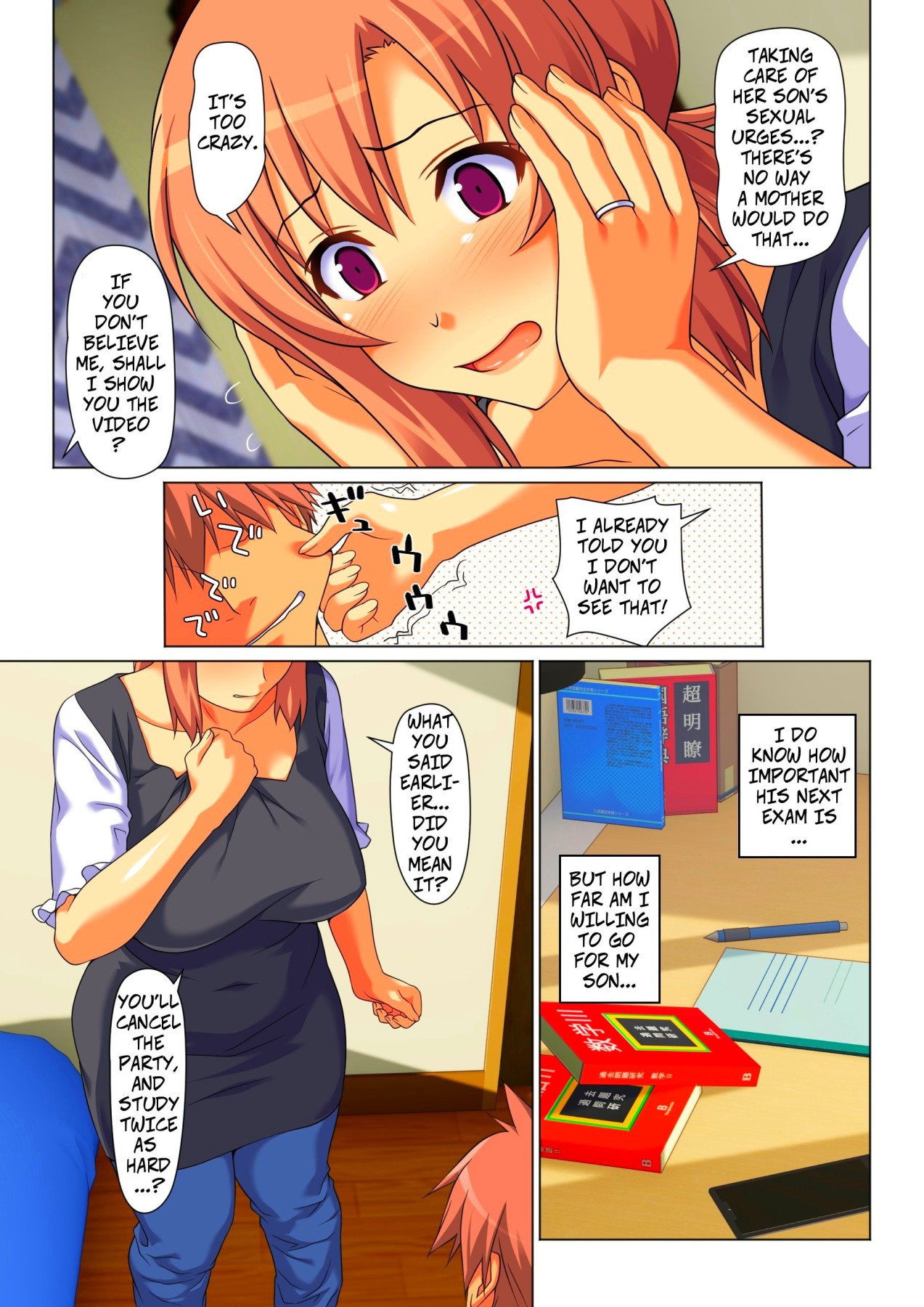 Hentai Manga Comic-Mom Will Put Out Everyday On The Condition That His Grades Improve-Read-6